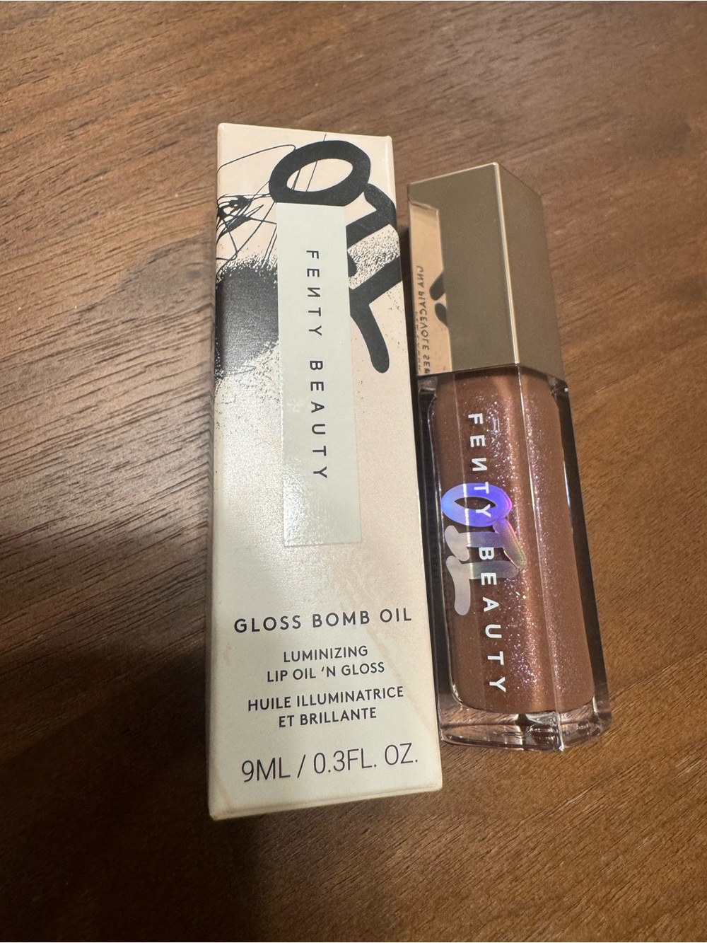 Fenty Beauty Gloss Bomb Oil Luminizing Lip Oil —  Rose Amber